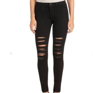 J Brand Maria High Skinny Jeans in black Heart, 28